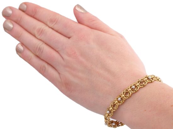 Antique Yellow Gold Wrist View