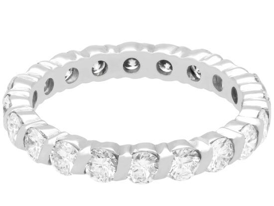 Vintage French Diamond Eternity Ring