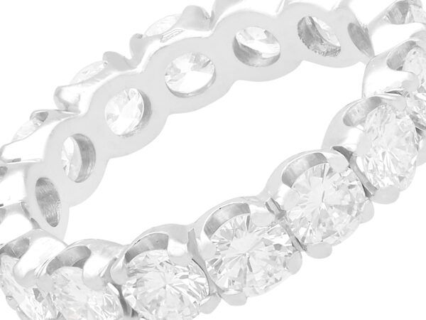 diamond 18ct white gold half eternity ring