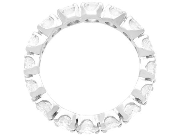 diamond 18ct white gold half eternity ring