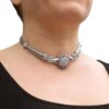 Vintage Diamond Necklace Worn