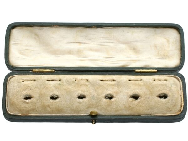 boxed gold golf buttons
