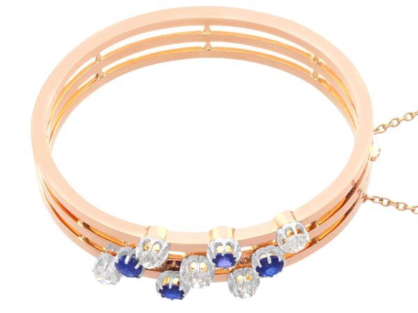 French Rose Gold Bracelet Angled View