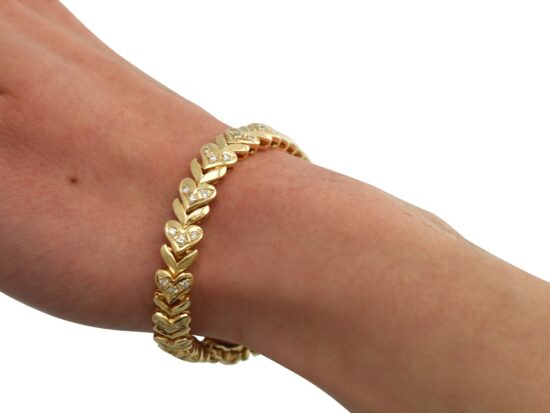 Vintage Gold Wrist Bracelet View