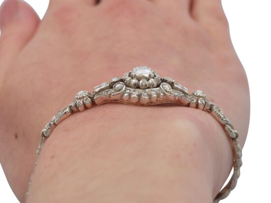 Vintage White Gold Wrist View