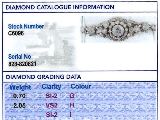 Diamond Grading Card With Bracelet