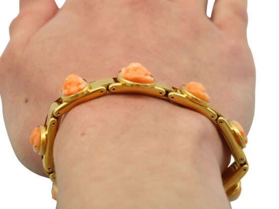 Hardstone Bracelet Worn Close-Up