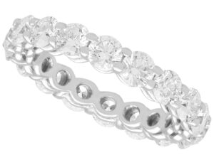 platinum eternity diamond ring