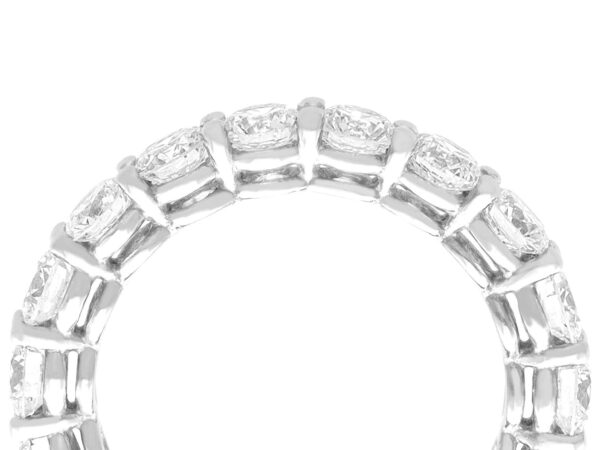 platinum eternity diamond ring from 1980s