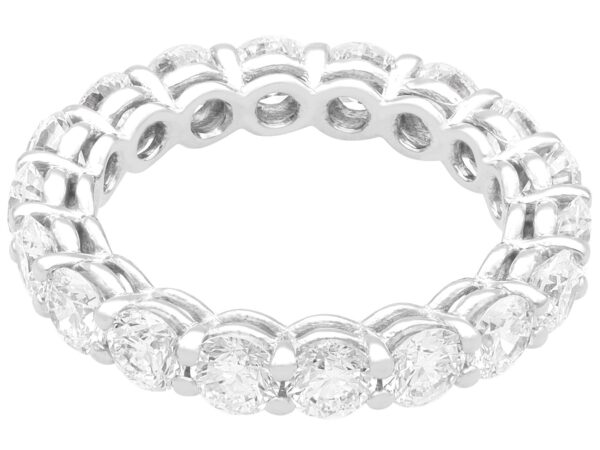 full platinum eternity diamond ring