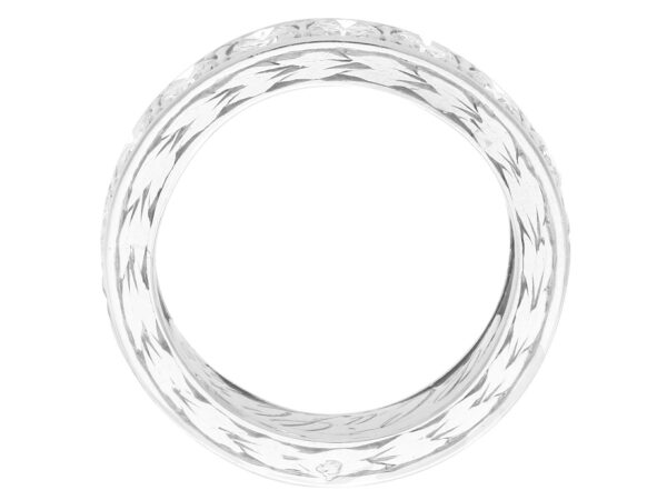 antique full eternity ring platinum