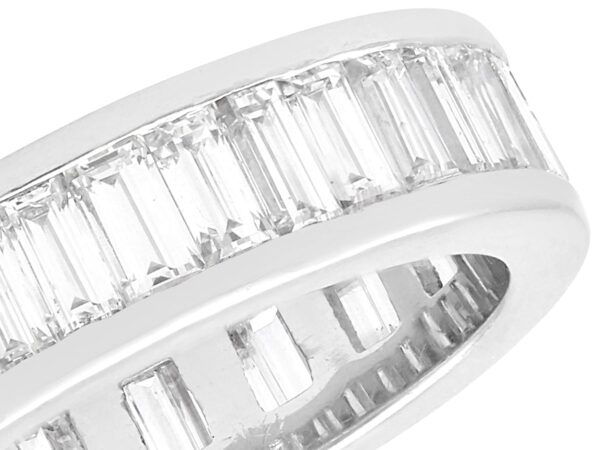 baguette diamond full eternity ring