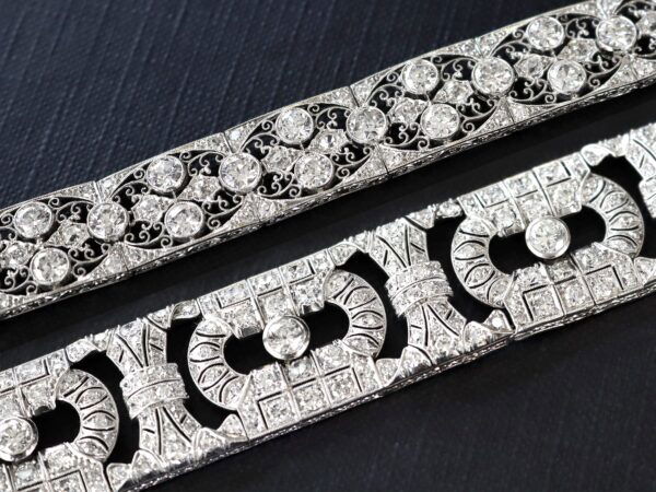 Art Deco Platinum Diamond Bracelet
