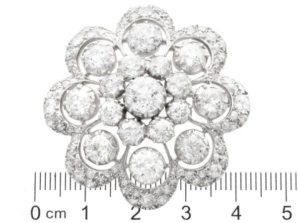size of Victorian diamond brooch