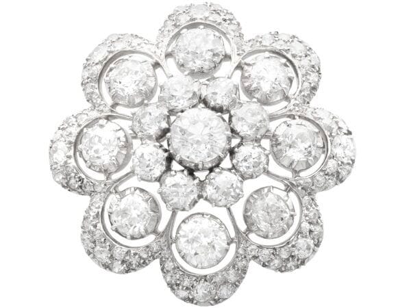 Victorian diamond brooch