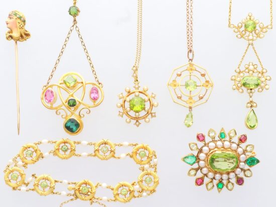 Peridot Pendants and Jewellery