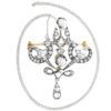 Edwardian diamond pendant with chain