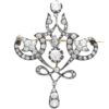 Edwardian diamond brooch