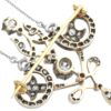reverse of Edwardian diamond pendant