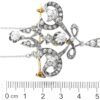 size of Edwardian diamond pendant