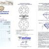 certificate for Edwardian diamond pendant brooch in gold