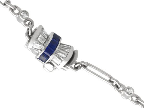 art deco sapphire necklace clasp