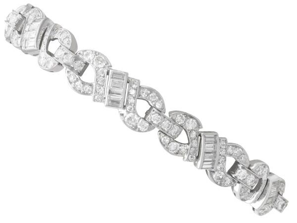 1950s Art Deco Diamond Bracelet
