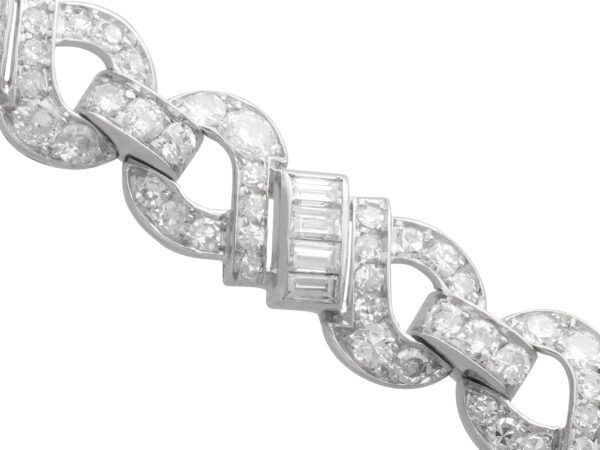 1950s Diamond Bracelet in Platinum