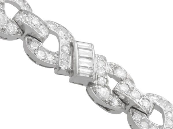 6 carat Diamond Bracelet in platinum