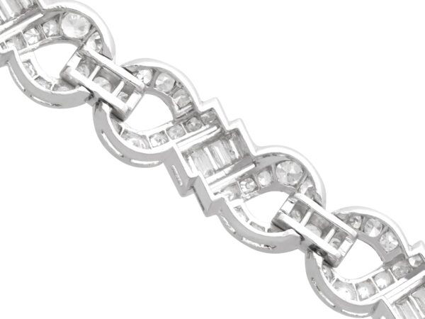 1950s Diamond Bracelet Underside