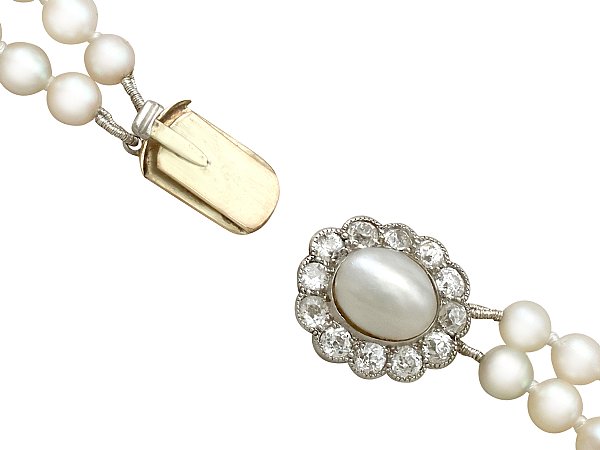 yellow gold pearl necklace clsap