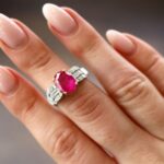 art deco ruby ring