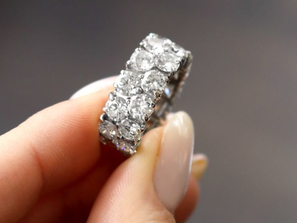 Diamond and Gold Eternity Ring