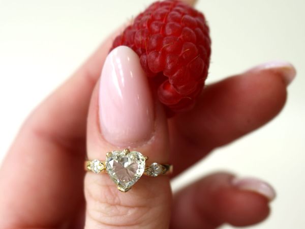 Vintage Diamond and Yellow Gold Engagement Ring