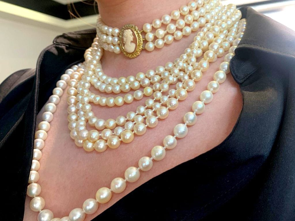 pearl necklaces for sale