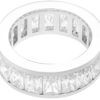 radiant cut diamond eternity ring overview