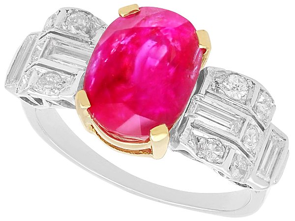 Art Deco Diamond Cocktail Ring 