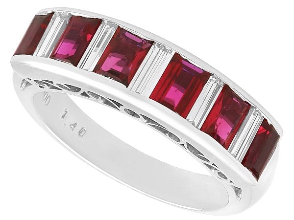ruby ring for milestone birthday or july birthday gift