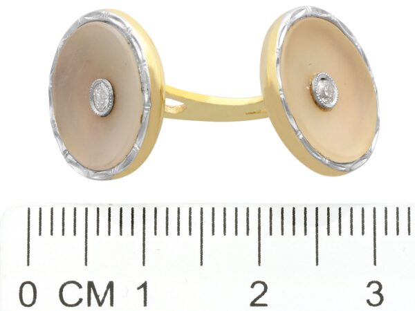 crystal cufflinks and collar studs